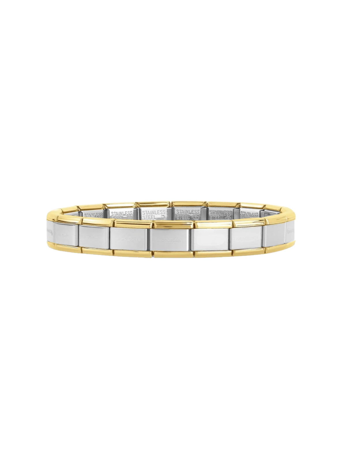 Brazalete italiano plata con dorado