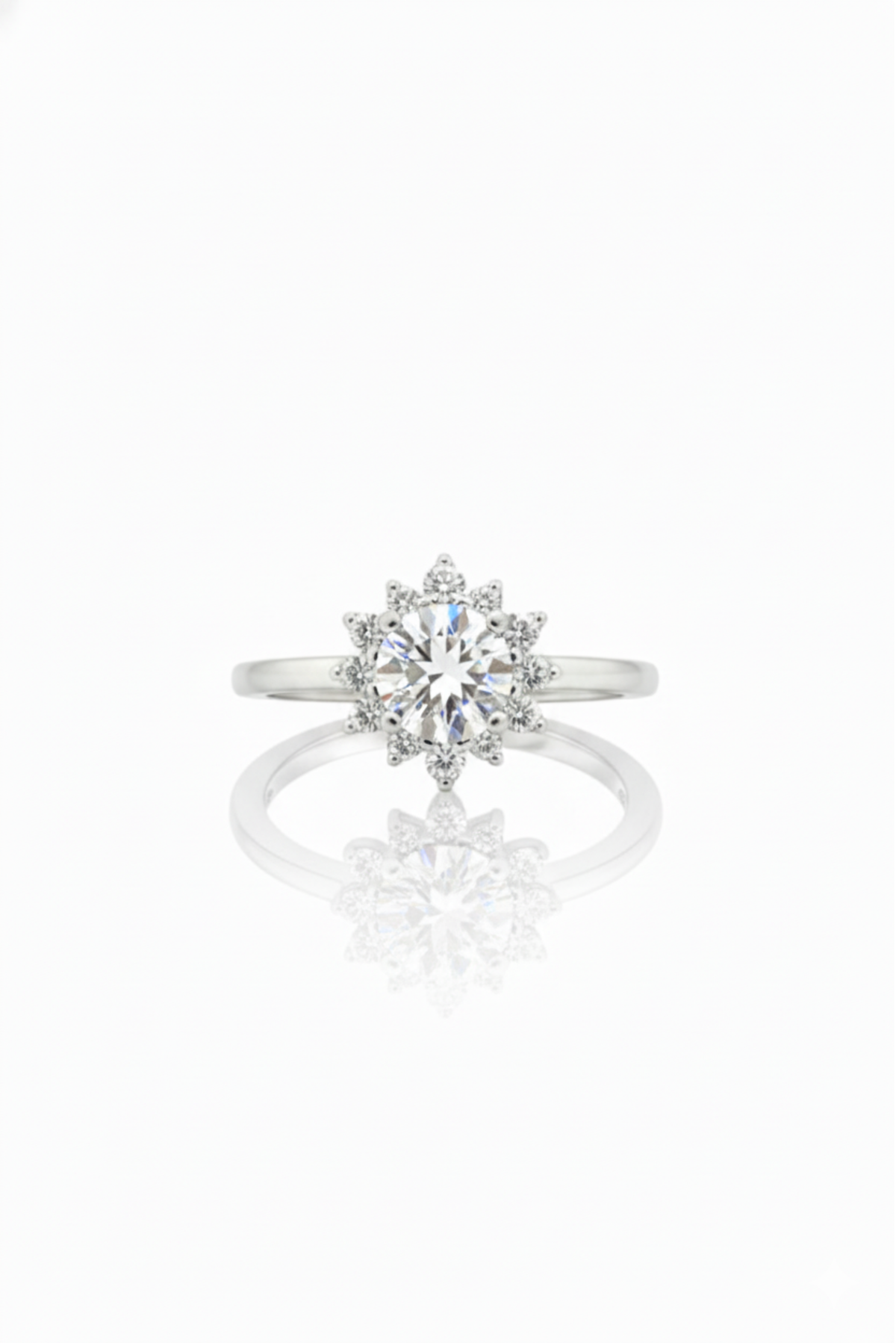 Anillo Flor Blanco