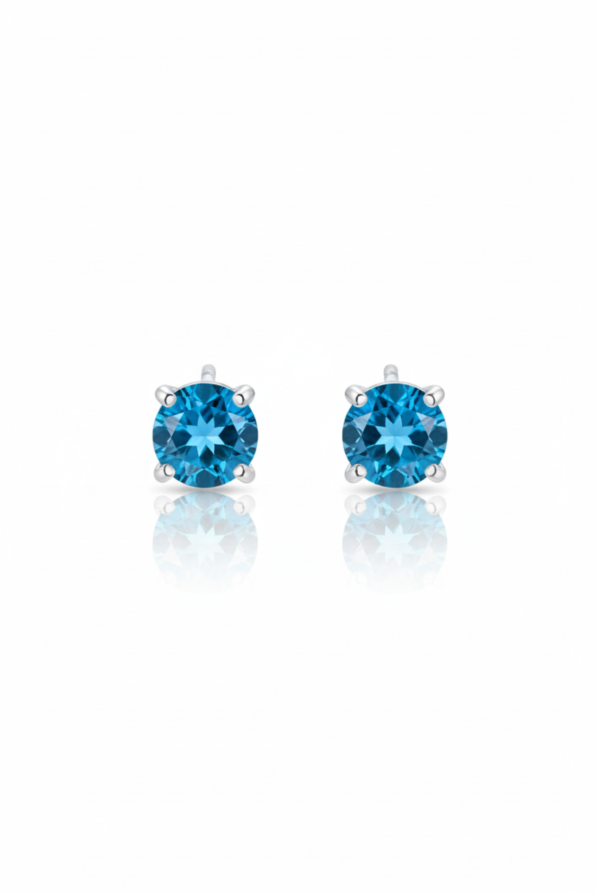 Arete Azul Con Zirconia