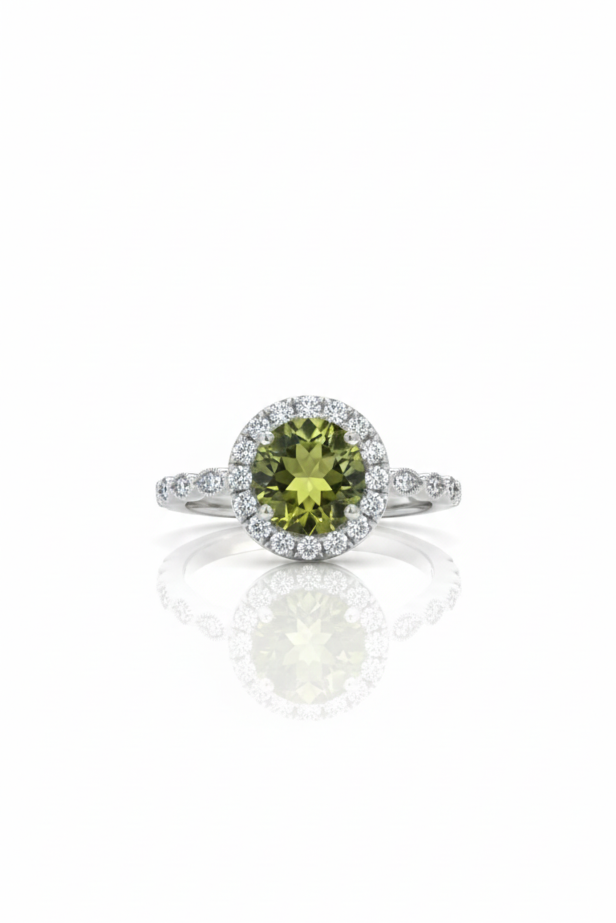 Anillo Ovalado Verde