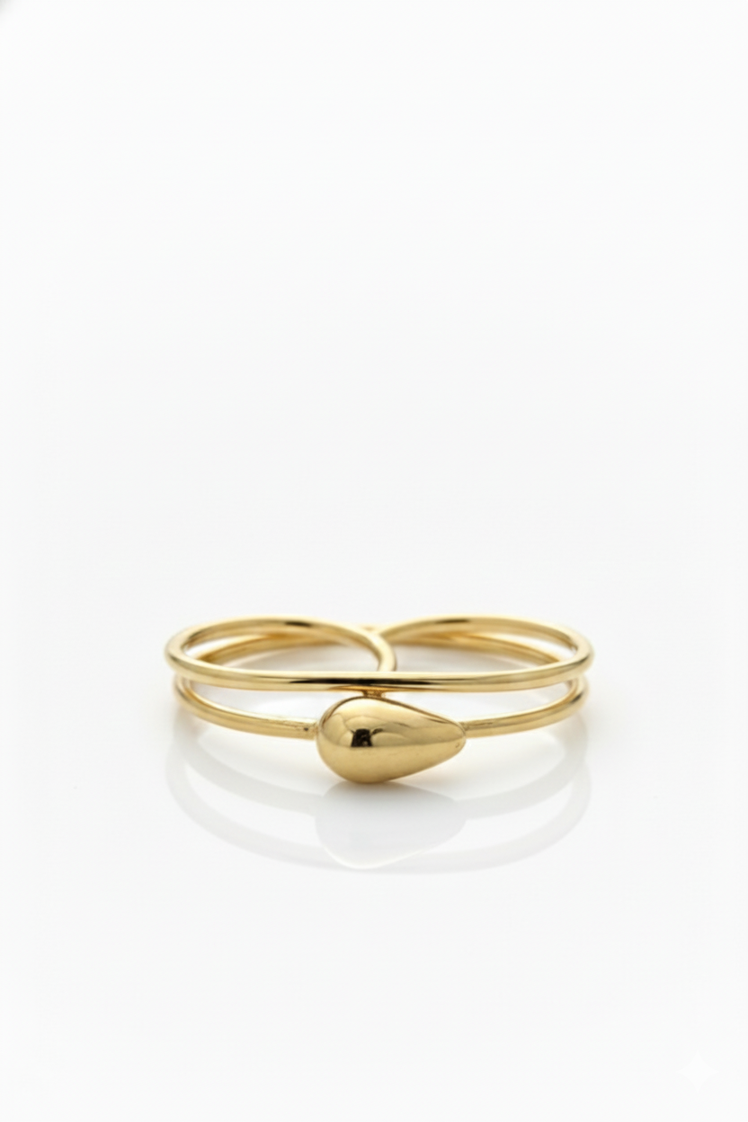 Anillo Gota doble