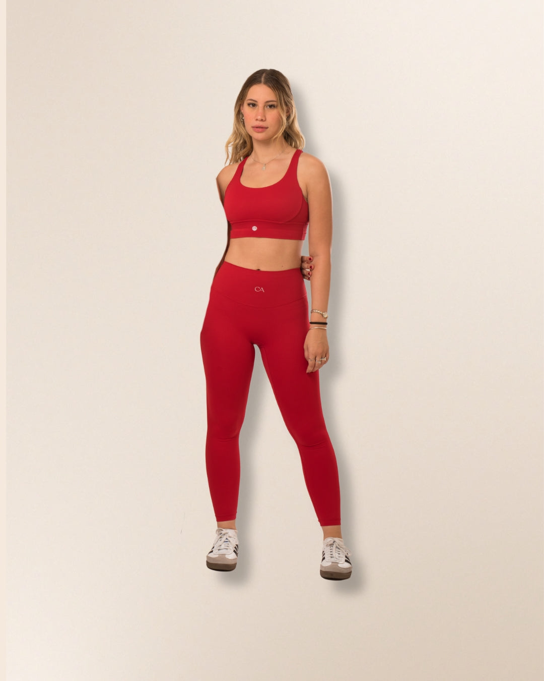 Set Legging Cherry Red